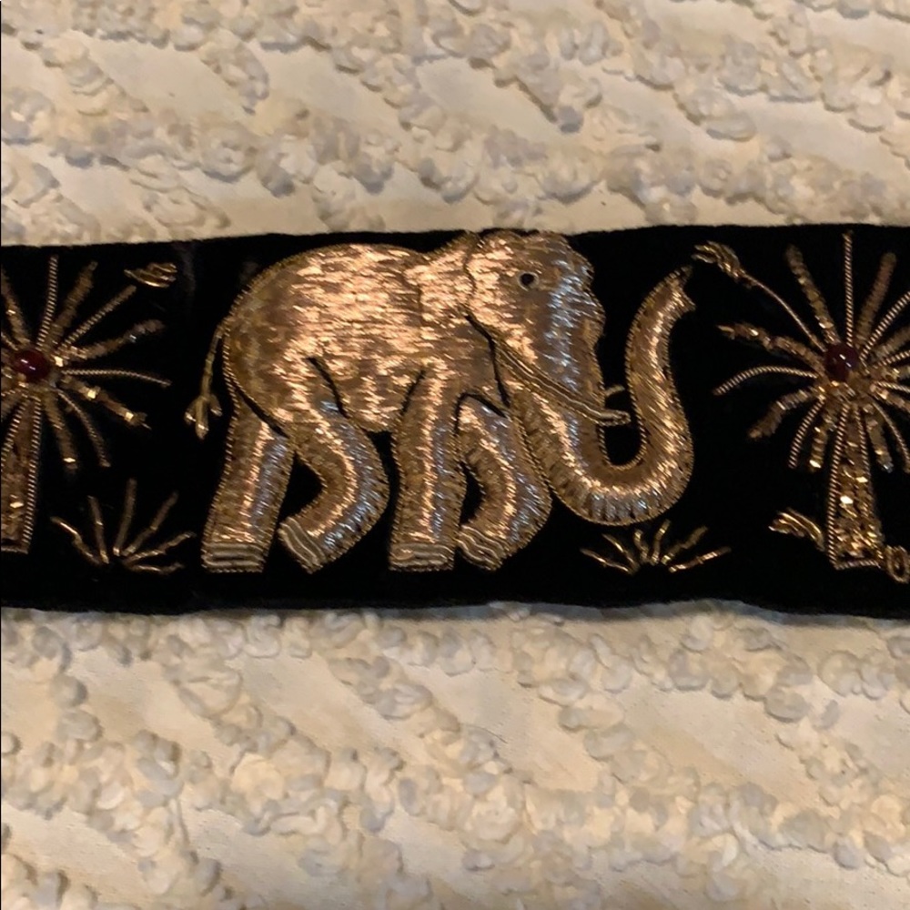 Beautiful accent belt with elephant